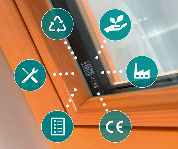 Mit der Glas.ID lässt sich der komplette Lebens­zyklus eines Glasprodukts abbilden