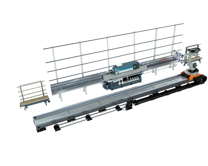 In Düsseldorf stellt Bovone seine neuesten Automationslösungen mit Roboter vor.