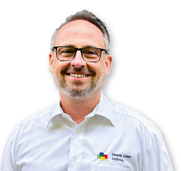Holger Geisler, Geschäftsführer von Ceramic ­Colors Wolbring