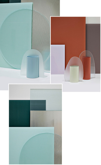 Am Stand von Omnidecor finden Besucher eine Vielfalt an Design-Gläsern