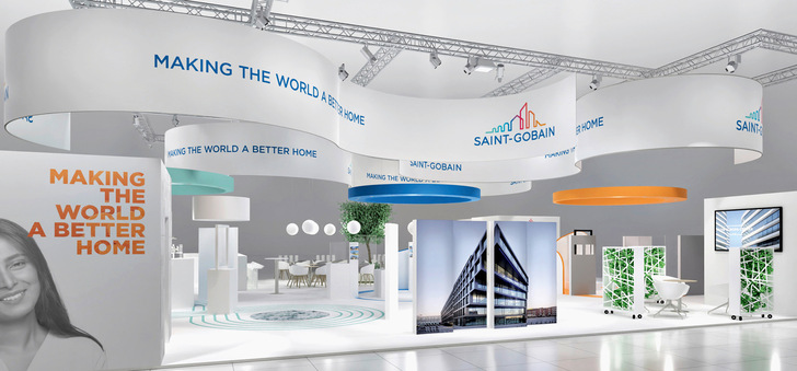 Der glasstec Stand von Saint-Gobain ist in Halle 10 zu finden