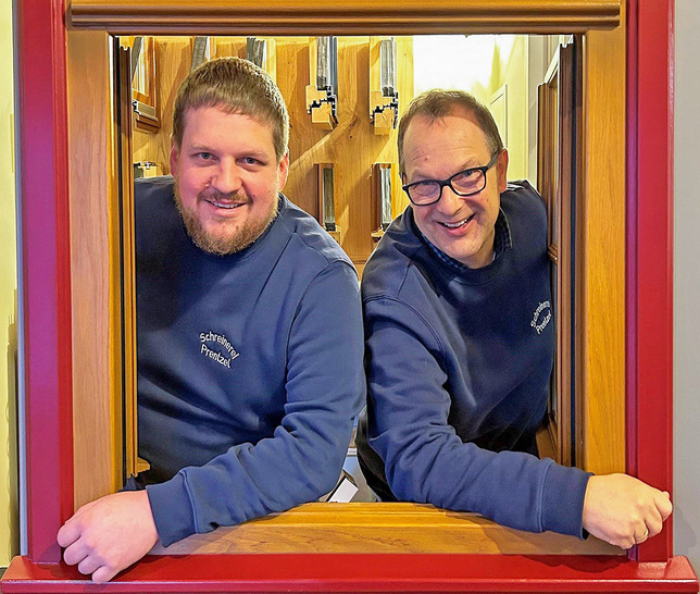 Geschaeftsführer Bastian Böhnert (l.) und Marko Prentzel.