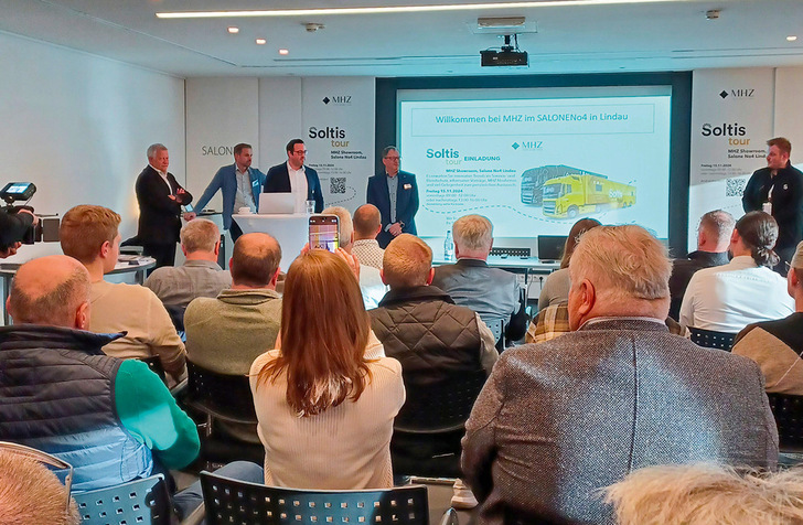 Der Vortrag des ehemaligen Geschäftsführers Wilhelm Hachtel war eine der drei Stationen während der ­Veranstaltung.