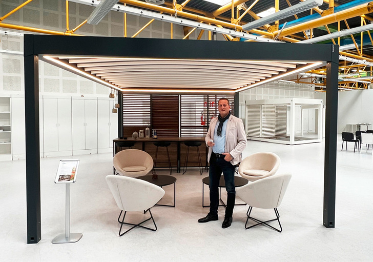 Sales Coordinator Cristian​​​​ Giangiordano freut sich über die neue „Accademia“, und die Möglichkeit seine Kunden nach Italien zu Produktschulungen einzuladen.