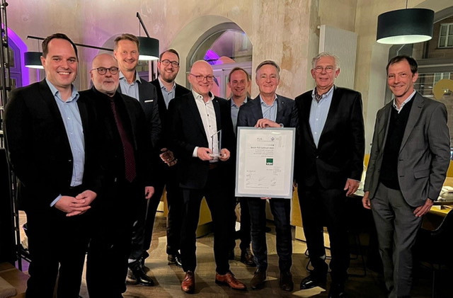 Die offizielle Verleihung des FLG-Lieferanten- Oscar an die VBH erfolgte Ende November.