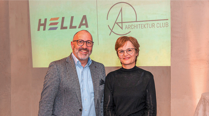 Vera Hartmann, Architektin, Partnerin und Geschäftsführerin des renommierten Berliner Architekturbüros sauerbruch hutton und Andreas Kraler, geschäftsführender Gesellschafter der Hella Gruppe.