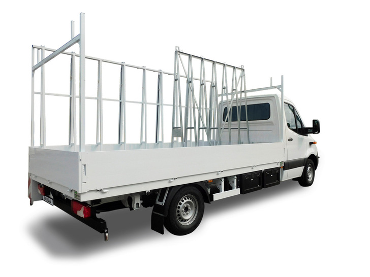 Ein Pritschenfahrzeug ­bietet viel Stauraum und eine hohe Nutzlast.