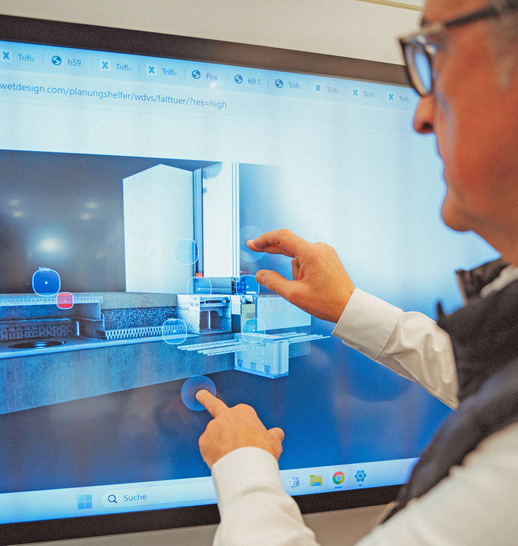 Nutzer können mithilfe der Webanwendung verschiedene Anwendungsfälle durchspielen. 3D-Animationen veranschaulichen die einzelnen Lösungen detailliert. Ergänzend dazu steht eine ausführliche Dokumentation zur Verfügung.