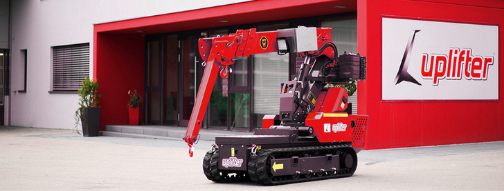 Der SG80 von Uplifter kann als Kran sowie als Pick & Carry Kran eingesetzt werden