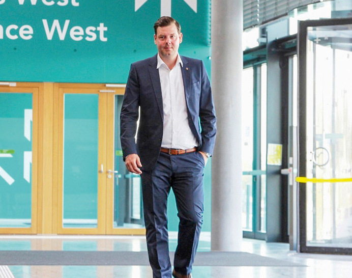 Sebastian Schmid ist Mitglied der Geschäftsleitung der Landesmesse Stuttgart.