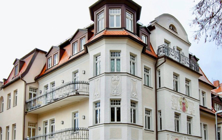 Sanierung eines denkmalgeschützten Gebäudes in Bayreuth.