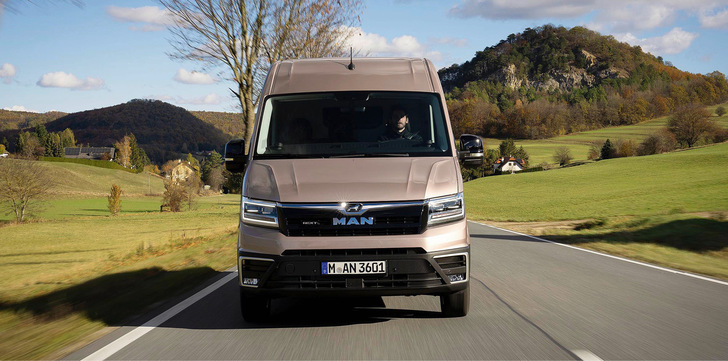 Die bewährten TGE Transporter von MAN wurden verbessert, insbesondere auch bei den Sicherheits-Systemen.