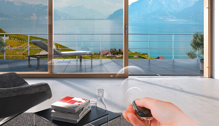 Hebeschiebelement mit elektronischer Funklösung