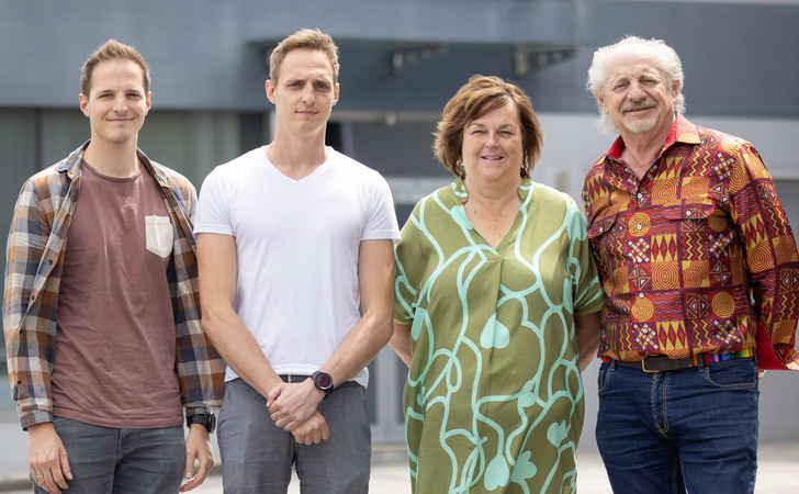 Firmenübergabe: Florian und Stefan Barbaric mit Brigitte und Stefan Barbaric 