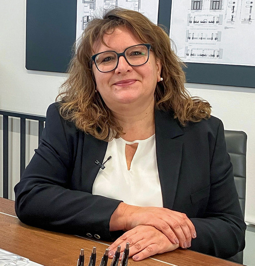 Andrea Konrad, Geschäftsführerin der FeBaTec GmbH und der Inntaler Metallbau Vertriebs GmbH (IMB)