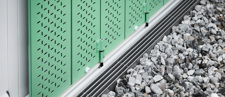 Die oberen und unteren Laufwerke mussten neu konstruiert und angepasst werden. Auch das Führungssystem ist maßgeschneidert.