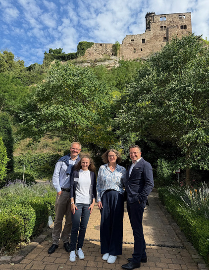 (v.l.): Frank Lange, Tamara Henselak, Bettina Kalms, Mike Kersting