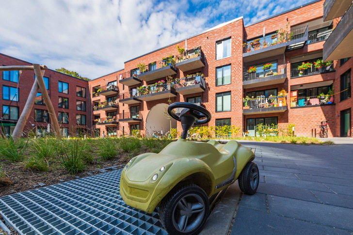 Die Wohnformen im Pergolenviertel sind vielfältig: Familien wie auch Studierende und Pflegebedürftige finden ihren Platz.