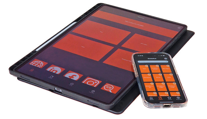 Mit der neuen Folgner App auf dem Tablet oder Mobile sind alle wichtigen Informationen überall und zu jeder Zeit abrufbar.