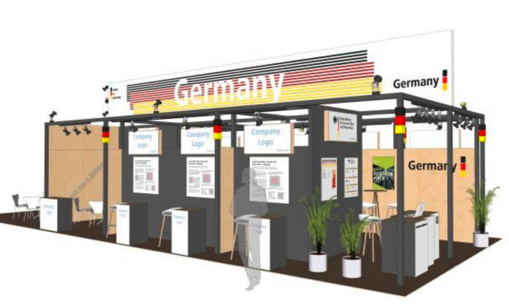 Mit dem German Pavilion international präsent: Deutsche Unternehmen können im November 2025 auf der R+T Turkey in Istanbul von der starken Reichweite des R+T Netzwerks profitieren