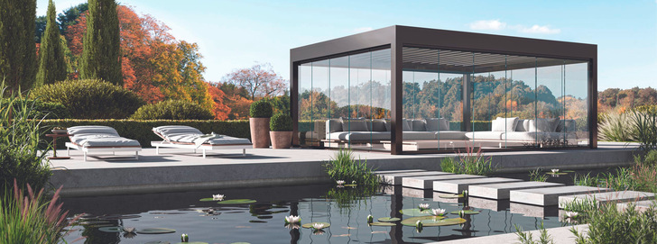 Eine umfangreiche Farbpalette ermöglicht die optimale Anpassung an bestehende Architektur und erfüllt spezifische Kundenwünsche.