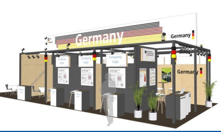 Mit dem German Pavilion international präsent: Deutsche Unternehmen können imNovember 2025 auf der R+T Turkey in Istanbul von der starken Reichweite des R+TNetzwerks profitieren.