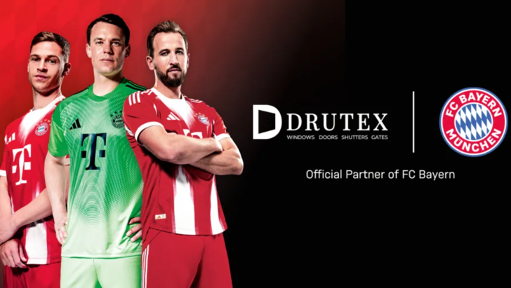 Drutex sichert sich exklusive Partnerschaft mit FC Bayern München