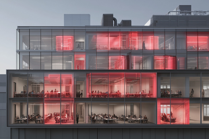 Schüco unterstützt bedarfsgerechte Brand- und Rauchschutz-Lösungen in Gebäuden umzusetzen.