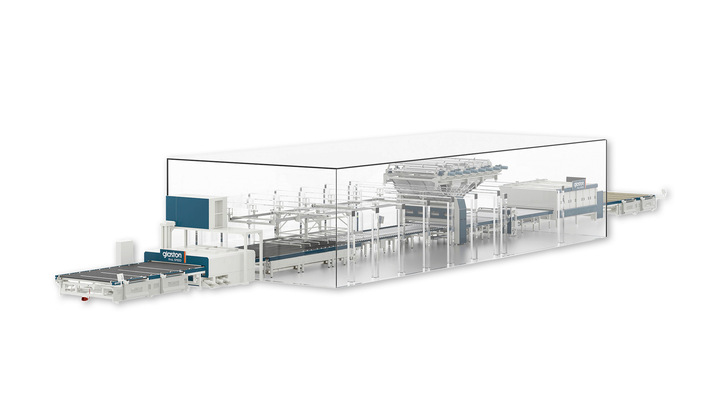 Für das Vorspannen wird bei Glaston am Stand u.a. die neue FC Series E vorgestellt, die ein neues Luftsystem besitzt.