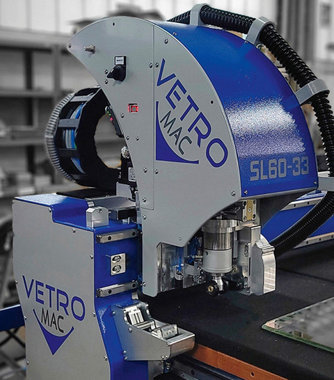 Die Vetromac-Schneidanlagen werden komplett in Italien gefertigt