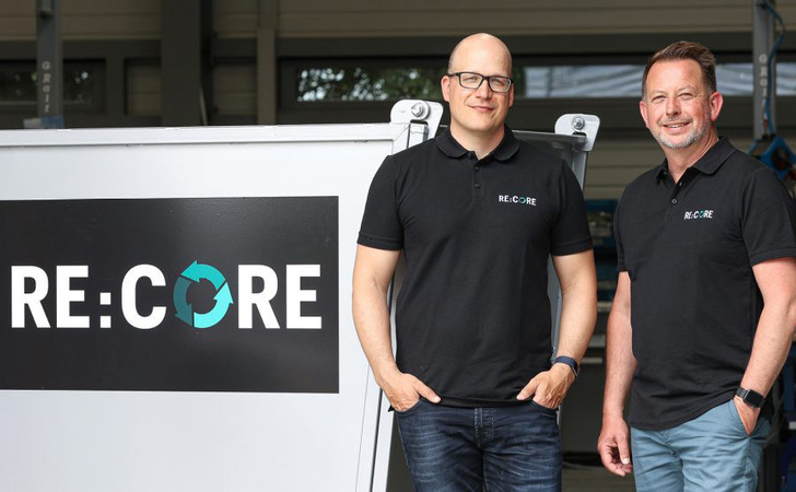 Die Re:Core Geschäftsführer Dirk Schneider (l.) und Mario Husemann.