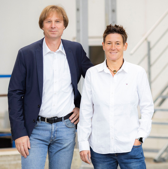 Das neue Team der Geschäftsführung mit Stefanie Steinmeier und Matthias Demmel