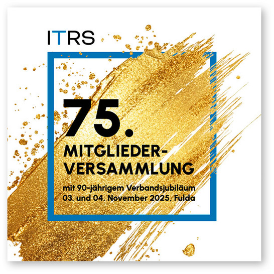 Der ITRS e. V. lädt zur 75. ordentlichen Mitgliederversammlung nach Fulda ein.