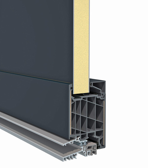 Elegant ThermoFibra Infinity ist mit den Dornmassen 45 bzw. 50 mm an die Anforderungen des deutschen Marktes angepasst und ist die einzige Kunststoffhaustür auf dem Markt, die ohne Stahlarmierung auskommt.