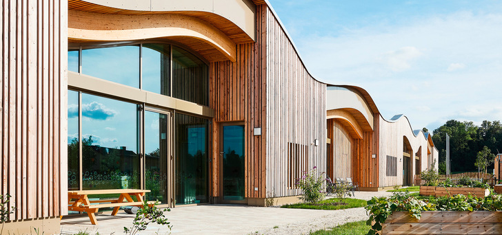 Regionalität im Fokus: Die ­verbauten Hölzer kamen aus dem Stadtwald.