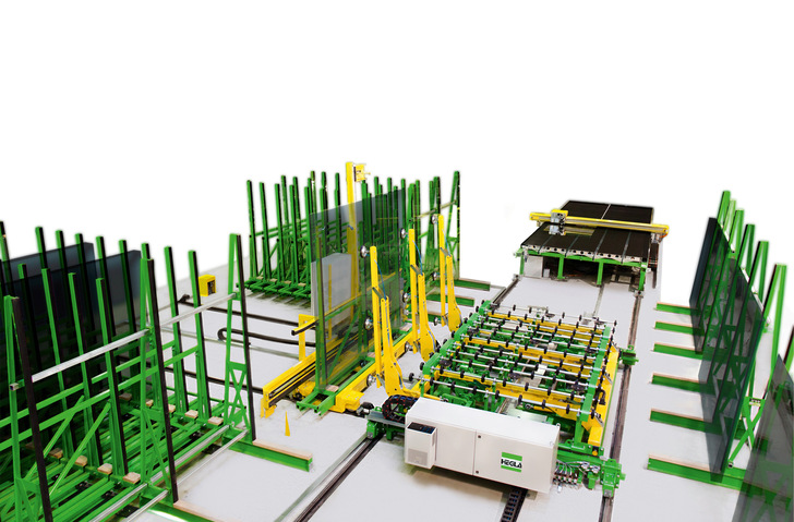 Das Rapidstore von Hegla erweitert die Sortenvielfalt und reduziert die Nebenzeiten für das Handling.