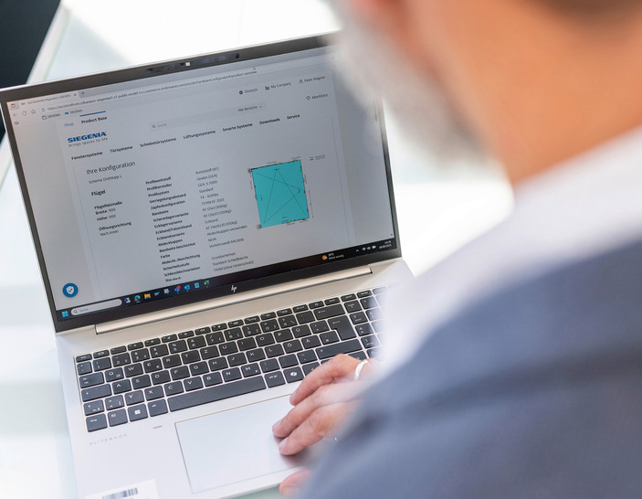 Nach Abschluss der Konfiguration erhalten Verarbeiter eine Zeichnung mit allen wesentlichen ­Parametern und Maßen. Die Reduzierung auf Praxisrelevantes spart wertvolle Zeit in der Fertigung.