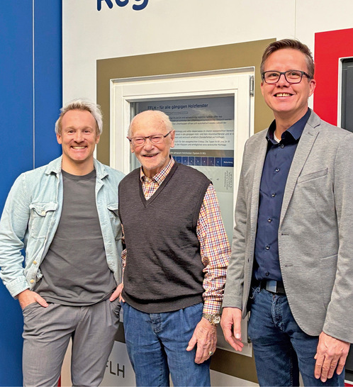 GF Thomas Verhoeven (l.) und Regel-air-Gründer und Inhaber Heinz Becks beim GW-Redaktionsbesuch im ­Dezember 2025.
