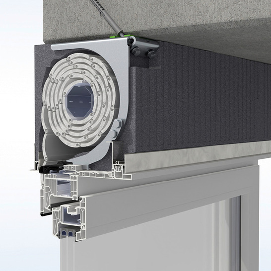 Bei Elite XT können mit Stahlverstärkungskonsolen auch größere Fenster- und Hebeschiebetür-Kombinationen sicher am Baukörper befestigt werden.