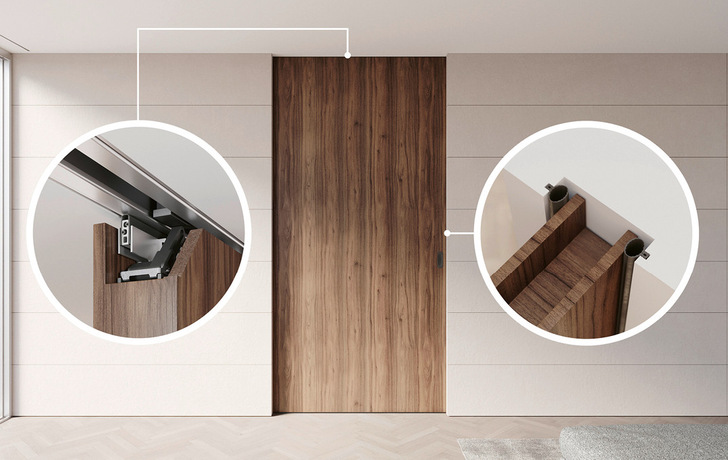 Der effektive Schallschutz beim „Hawa Porta Acoustics“ und beim „Hawa Junior ­Acoustics“ beruht auf einer wartungsfreien Rundumdichtung.