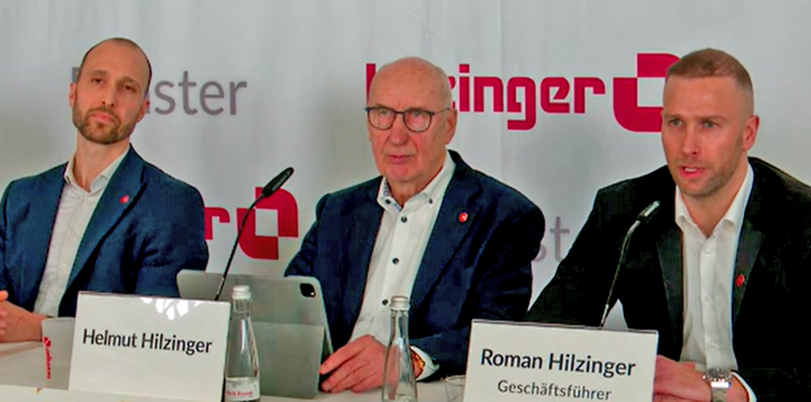 v.l.: Armin, Helmut und Roman Hilzinger