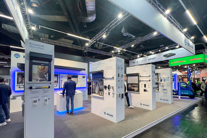 Becker zeigte vernetzte Antriebslösungen auf der Messe in Nürnberg.