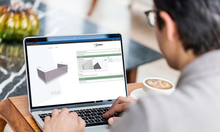Online-Konfiguratoren von Glas Trösch ermöglichen eine intuitive Planung von Glasgeländern in Echtzeit direkt im Browser.