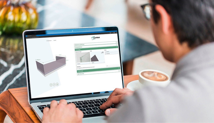 Online-Konfiguratoren von Glas Trösch ermöglichen eine intuitive Planung von Glaslösungen in Echtzeit direkt im Browser.