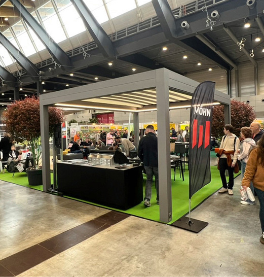 Die Möhn GmbH war mit 100 m2  auf der „Garten“ in Halle 10 auf dem Stuttgarter Messegelände vertreten.