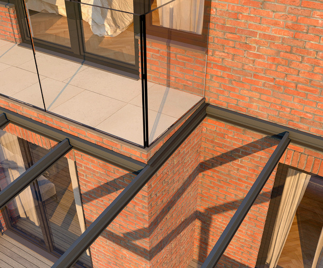 Ob klassisches Pultdach oder Varianten mit Wandversatz, das ­System lässt sich an unterschiedliche architektonische Gegebenheiten ­anpassen. Weitere Sonderlösungen sind bereits in Planung.