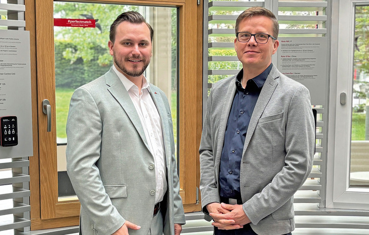 Gesprächstermin in Leinfelden-Echterdingen: Sebastian Wagner (l.) und GW-Chefredakteur Daniel Mund