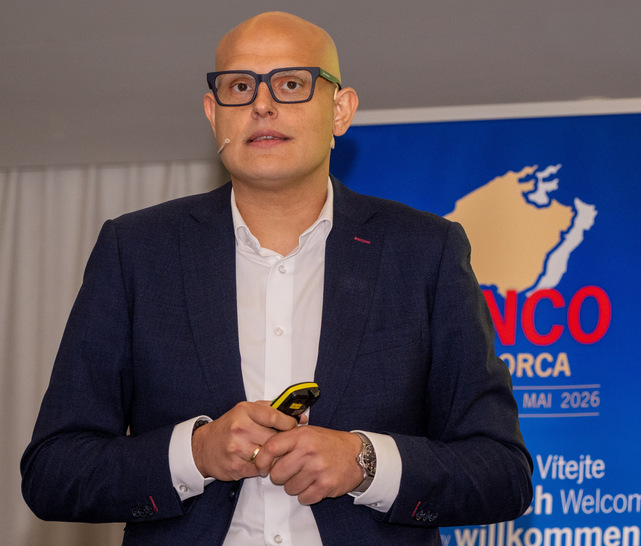 Antonio Gioello, Leiter der Sanco Gruppe, betonte in seiner Ansprache die Stärke des europäischen Netzwerks und dankte den Partnern für den gelebten Zusammenhalt.
