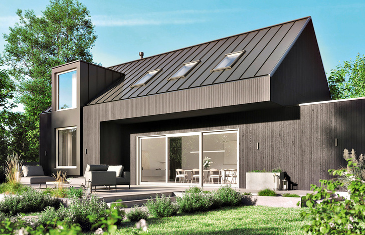 Ob urbaner Rückzugsort, Landhaus im Grünen oder idyllisches Vorstadthaus: ­Folierungen von edler Aluminiumoptik bis zur täuschend echten Holzmaserung ­sorgen für eine harmonische Integration in diverse Designkonzepte.