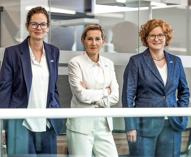Leitungsteam des BV Glas (v.l.): Dorothée Richardt, Christiane Nelles und Ulrike Aldenhoff